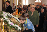 44-Архиерейское богослужение на праздник Входа Господня в Иерусалим  в Андреевском кафедральном соборе г.Усть-Каменогорска